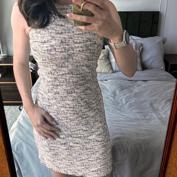 Grey tweed Ann Taylor Loft Dress - Picture 2 of 7